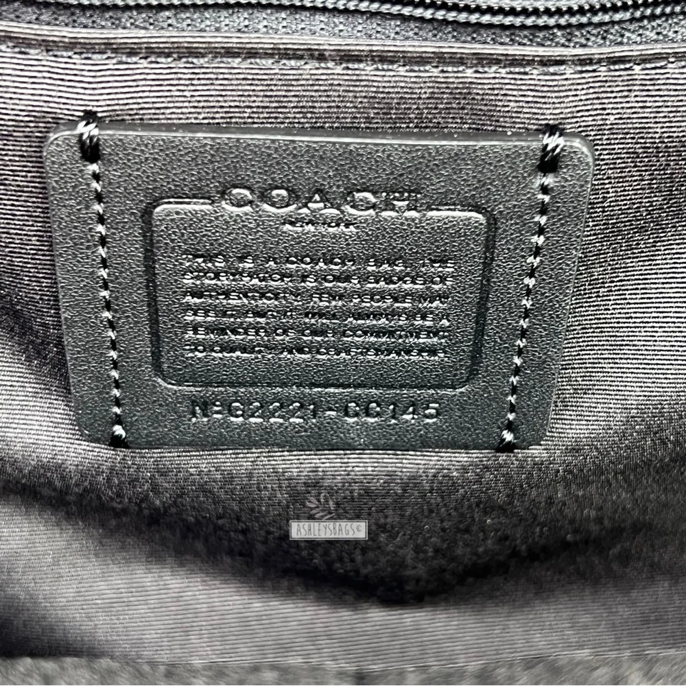 Coach Court Backpack With Tartan Plaid Print - Picture 14 of 16